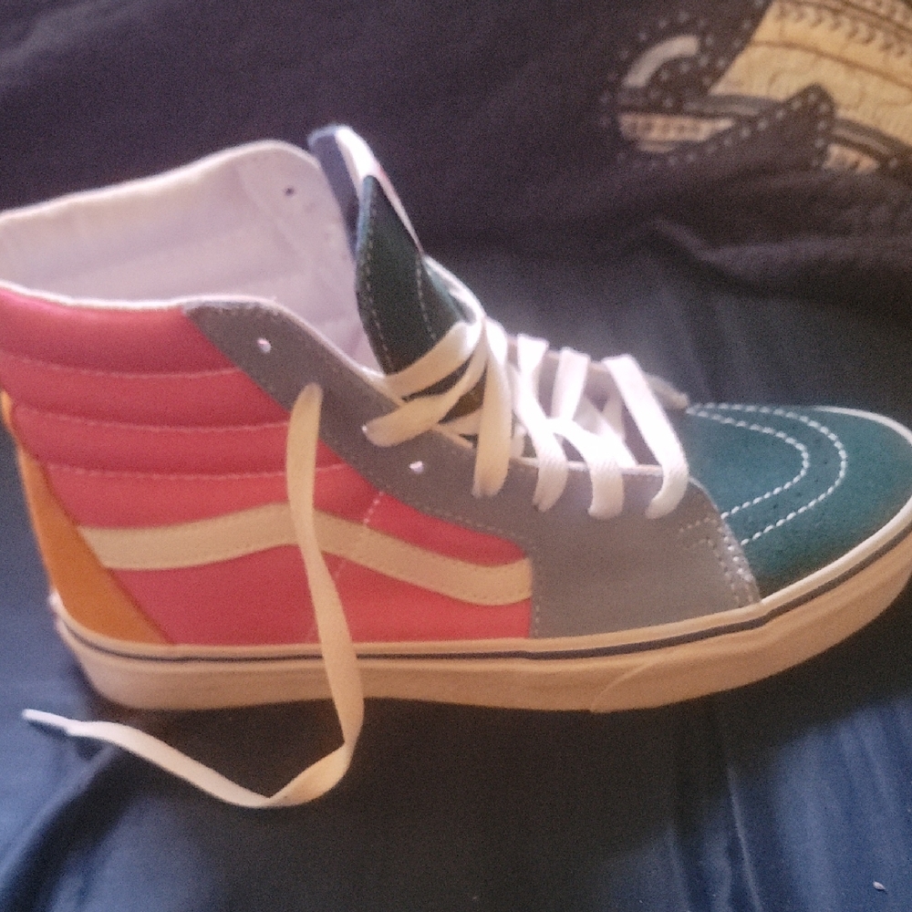 Vans Kids Sneakers - Pink, Green, Gray, Orange